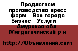 Предлагаем производство пресс-форм - Все города Бизнес » Услуги   . Амурская обл.,Магдагачинский р-н